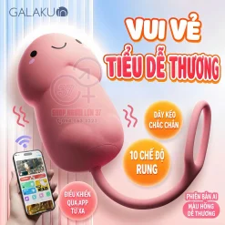 Trứng Rung Galaku Mini Tiny Điều Khiển App AI – 10 Chế Độ Rung