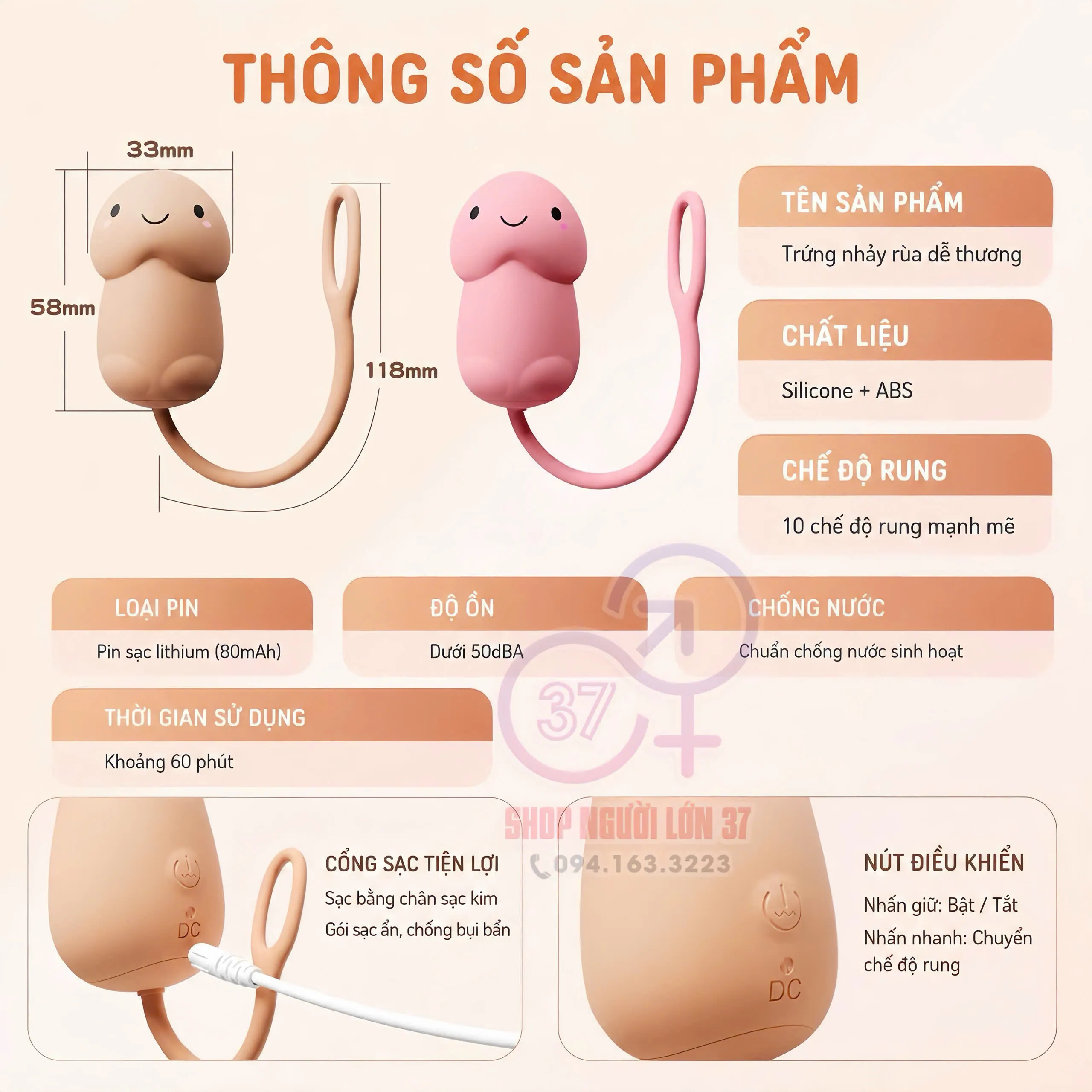 Trứng Rung Galaku Mini Tiny Điều Khiển App AI – 10 Chế Độ Rung 4 Trứng Rung Galaku Mini Tiny Điều Khiển App AI – 10 Chế Độ Rung