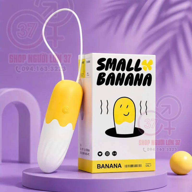 Trứng Rung Small Banana hình quả chuối 10 chế độ rung