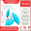 Trứng Rung XYZ Pocket Vibe Hình Cá Heo Màu Xanh