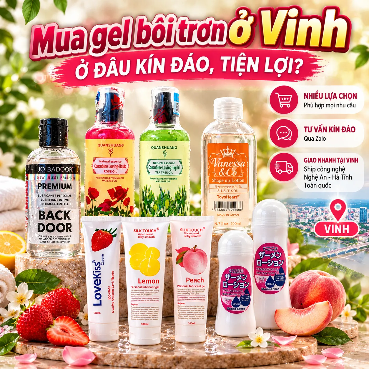 Gel bôi trơn Vinh - Shop Người Lớn 37