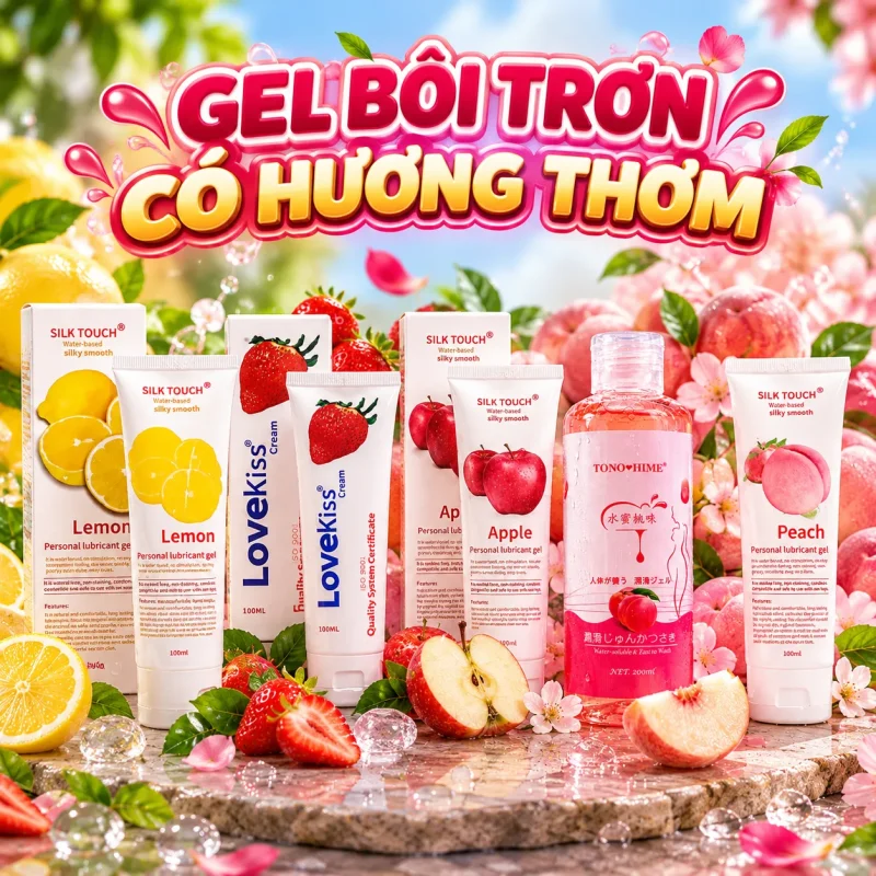 Gel bôi trơn có hương thơm hoa quả - Shop người lớn 37