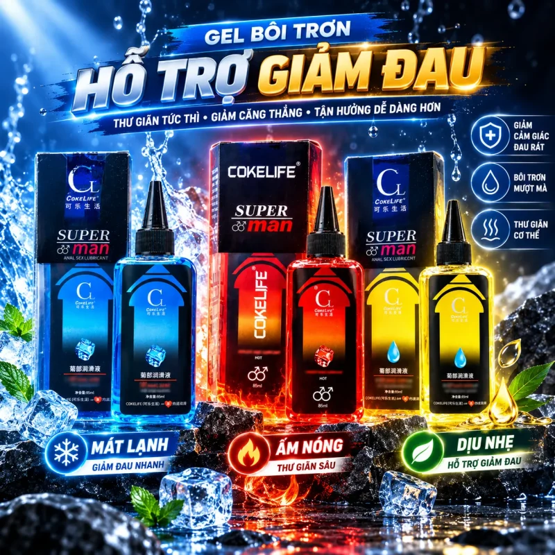 Gel bôi trơn hỗ trợ giảm đau - Shop Người Lớn 37