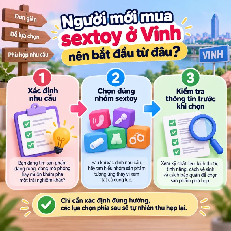 Mới mua sextoy lần đầu, nên bắt đầu từ đâu