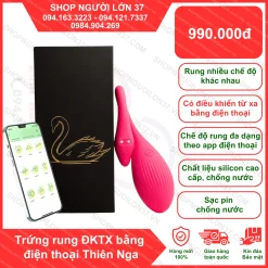 Trứng rung điều khiển từ xa hình Thiên Nga