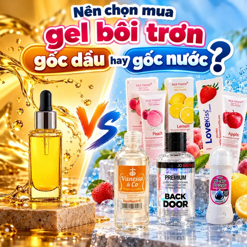Gel bôi trơn Gốc dầu hay gốc nước