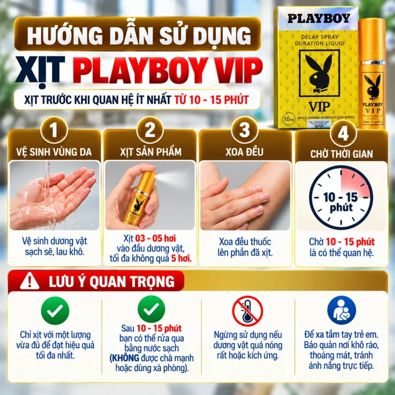 Hướng dẫn sử dụng xịt kéo dài thời gian Playboy VIP - shop người lớn 37