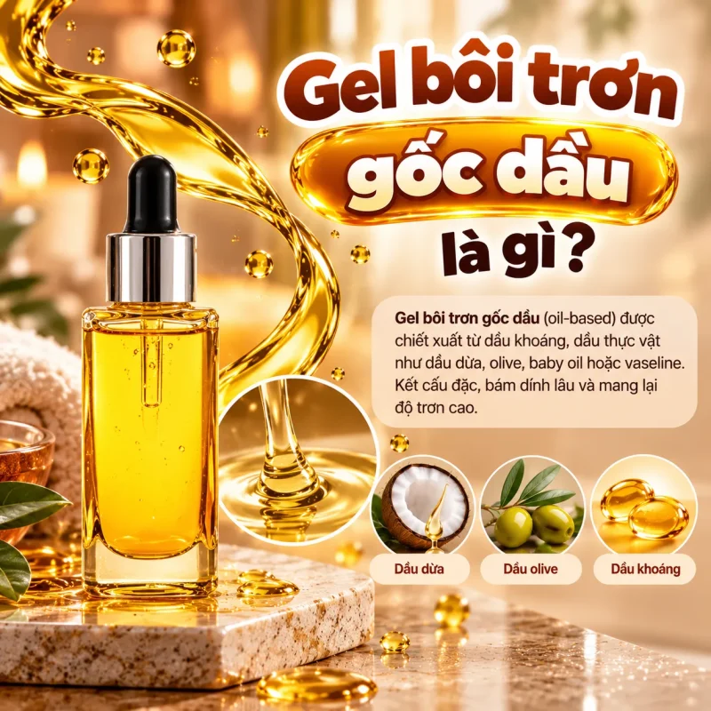 Tìm hiểu về gel bôi trơn gốc dầu
